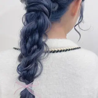 ロング カラー ヘアアレンジ ☁️hinako☁️ 1HAVANAのヘアスタイル