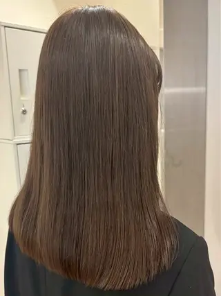 ミディアム 髪質改善/縮毛矯正 新潟/レイヤー/有紗のヘアスタイル
