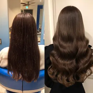 ロング カラー 🧡艶髪ちゅるん髪 🫧🧡YUKI❄️のヘアスタイル