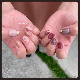 ネイル Freex nail所属・freex nail /ニュアンス/個性派のネイルデザイン