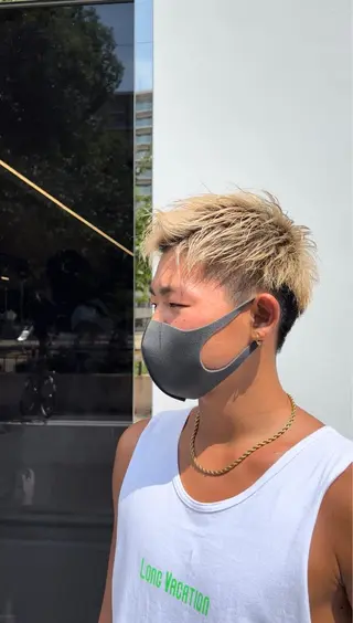 ショート メンズ 堀江メンズ 神田 翔太のヘアスタイル