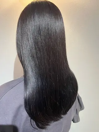 ロング カラー 戸川 紗良のヘアスタイル