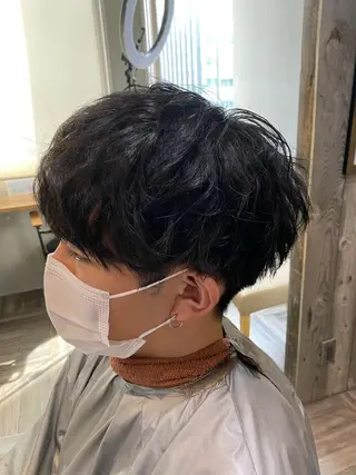 ショート カラー メンズ 寳泉 章弘のヘアスタイル