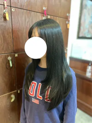 ロング 💜ひな💜縮毛矯正 /透明感/韓国ヘアのヘアスタイル