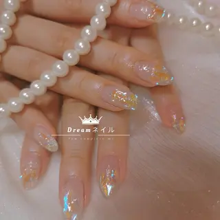 ネイル フィルイン・深爪矯正 長さ出し🎀のネイルデザイン