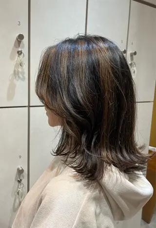 ミディアム ボブ/ショート/金田 夏葵のヘアスタイル