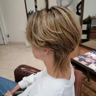 メンズ ミディアム 中川 秀明のヘアスタイル