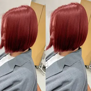 ショート カラー 🫧ボブ/艶髪カラー 伊原修子のヘアスタイル