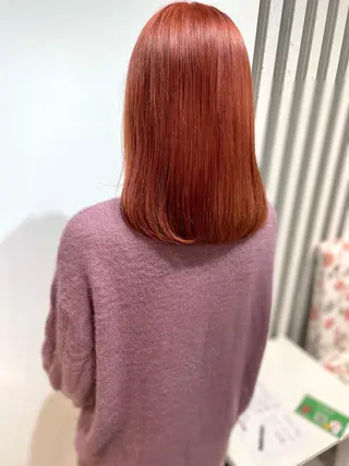 セミロング カラー ヘアアレンジ 北九州美容室 🕊️わかな✂︎のヘアスタイル