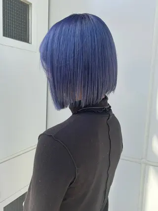 ショート カラー ヘアアレンジ レイヤー/髪質改善 縮毛/ハッシュカットのヘアスタイル