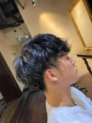 パーマ メンズ 大阪メンズヘアのプロ 高橋 直希のヘアスタイル