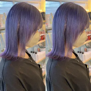 ミディアム カラー yoriダブルカラー 代表すがわらのヘアスタイル
