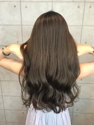 ロング カラー ヘアアレンジ 烏丸韓国ヘア🇰🇷 ayaka🎀のヘアスタイル