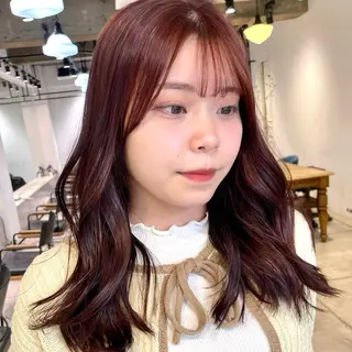 ロング カラー ユウナ🎀レイヤー/ 暖色カラーのヘアスタイル
