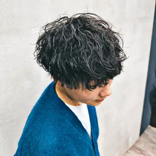 パーマ メンズ ブリーチモデル募集中 /伊藤優真のヘアスタイル