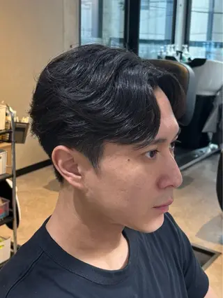 メンズ メンズ特化 ulus高森蓮のヘアスタイル