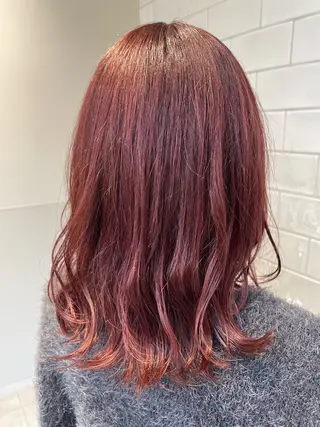 ミディアム 大阪 美容師 林のヘアスタイル