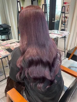 ロング 透明感カラー/まつ毛 パーマ/のの🍒のマツエク・マツパデザイン