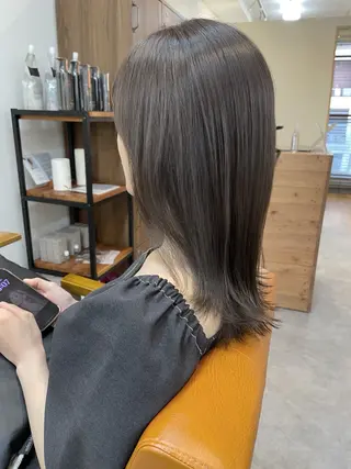 ミディアム 石川 理恵のヘアスタイル