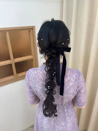 ヘアアレンジ 参列・イベントヘア♡ ゆいなのヘアスタイル