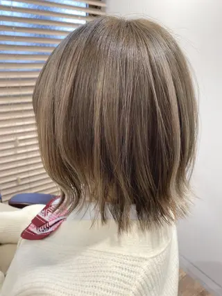 ミディアム カラー ハイライト⭐️上野 高広のヘアスタイル