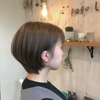 ショート カラー 透明感カラー/ 寺田千雅子のヘアスタイル