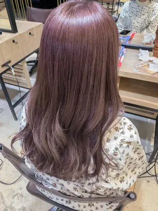 ロング カラー ヘアアレンジ yuka .のヘアスタイル