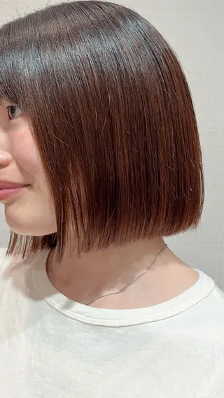 ショート カラー ヘアアレンジ ユウ 二子玉川駅 半個室サロンのヘアスタイル