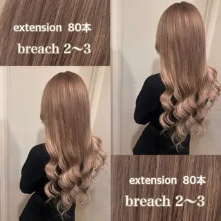 ロング カラー ヘアアレンジ 🔥ハイトーンカラー ギャルNAOKI🔥のヘアスタイル