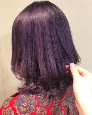 ミディアム カラー 烏丸韓国ヘア🇰🇷 ayaka🎀のヘアスタイル