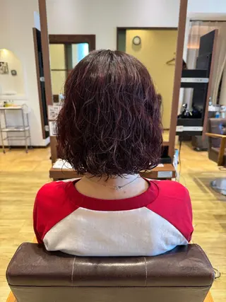 パーマ ブランシェ神領店 稲垣 葵のヘアスタイル