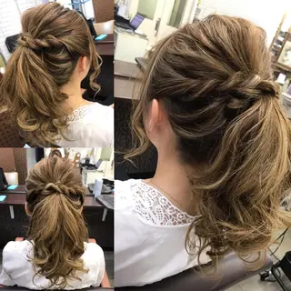 ロング ヘアアレンジ 大賀 海夕の眉毛・アイブロウイメージ