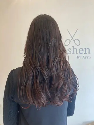 ロング 伊藤 琢のヘアスタイル