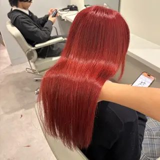 ロング カラー 加藤 麻夢のヘアスタイル