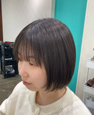 ショート 縮毛矯正/ /関内/あべももこのヘアスタイル