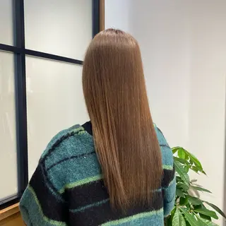 ロング カラー ついざき はるかのヘアスタイル