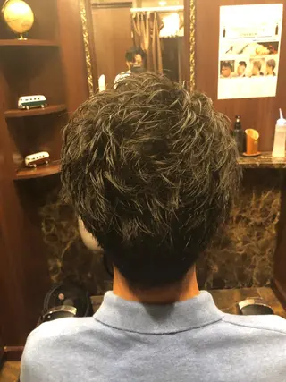 ショート パーマ 【パーマ指名No1】 浅野空人のヘアスタイル
