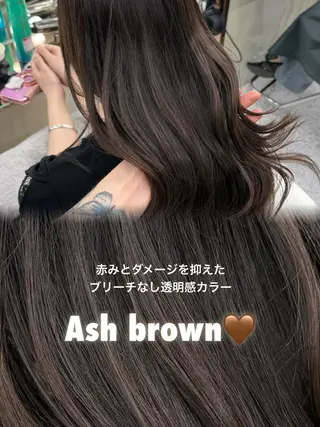 セミロング カラー GLROW IVY 大宮のヘアスタイル