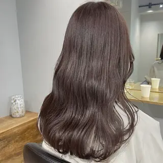 セミロング カラー 【表参道】Ruri デジタルパーマのヘアスタイル