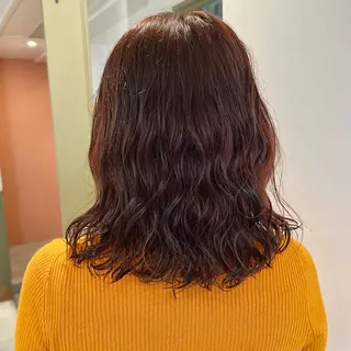 ミディアム パーマ メンズカット /パーマ🍀田畑玖音のヘアスタイル