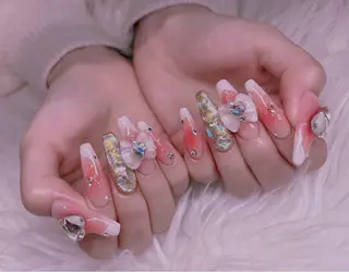 ネイル 長さだし専門店 M2　rikaのネイルデザイン