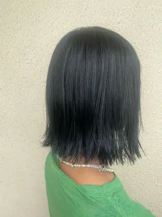 ミディアム カラー ブリーチカラーと、髪 質改善。HARUKAのヘアスタイル
