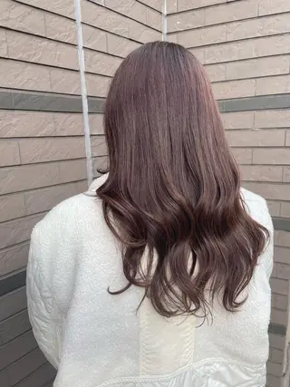 ミディアム カラー 西村あきや トレンド韓国ヘアのヘアスタイル
