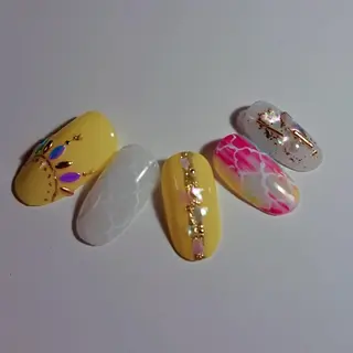 ネイル 下妻ネイルサロン/ 持ちの良いネイルのネイルデザイン