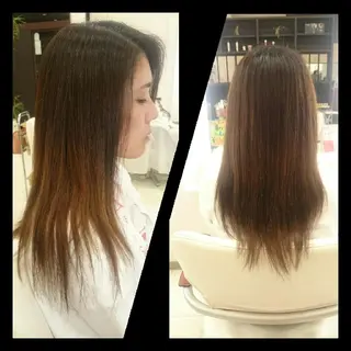ロング キンジョウ エナミのヘアスタイル