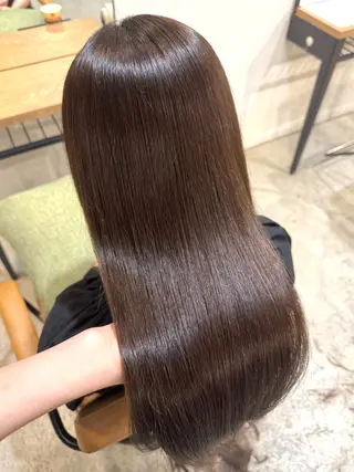 ロング カラー ヘアアレンジ 顔まわり/艶カラー/ 🤎himari🤎のヘアスタイル