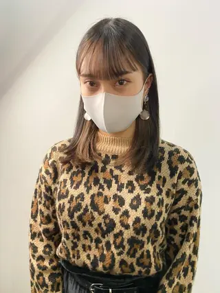 セミロング opus 店長大和 レイヤー/赤み消しのヘアスタイル