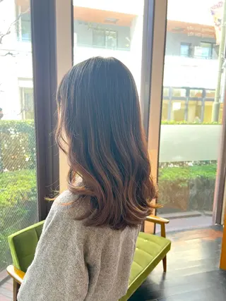 ミディアム 中村遥香 ☺︎ママ美容師のヘアスタイル