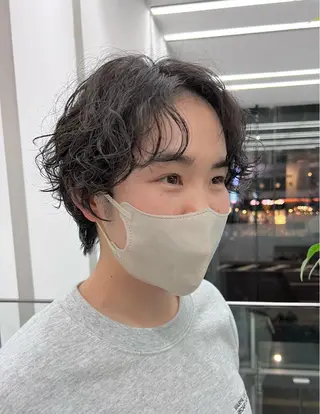 ショート パーマ カット/パーマ たるみことりのヘアスタイル