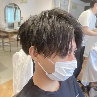 ショート メンズ メンズパーマ 西條真治のヘアスタイル